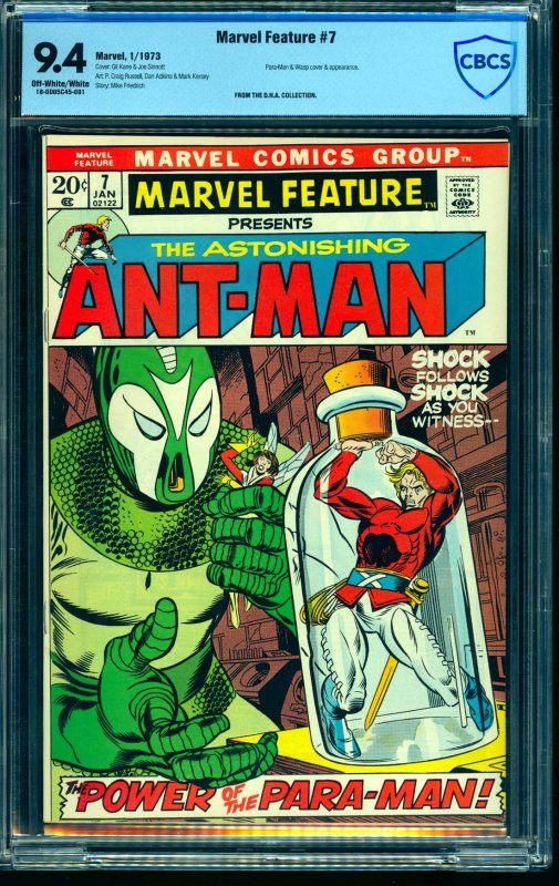 Marvel Feature #7 CBCS NM 9.4 Off White to White Comics