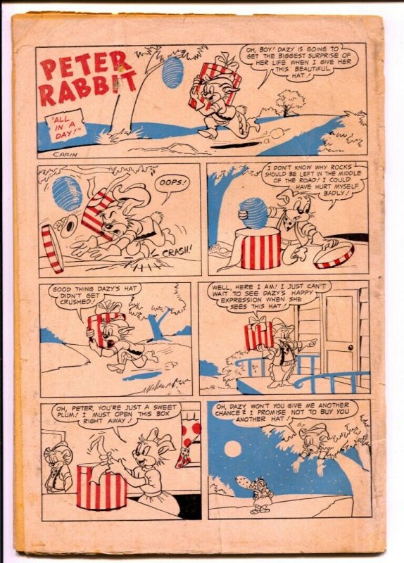 Peter Rabbit #16 1953-Avon-funny animals-puzzle pages-bondage cover-VG