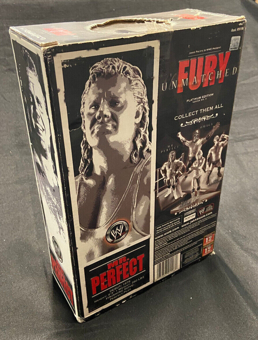 Jakks Pacific WWE Fury Unmatched MR. Perfect 8 Inch Platinum Jakks Pacific WWE Fury Unmatched MR. Perfect 8 Inch Platinum