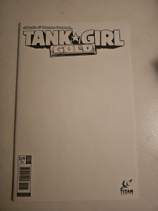 Alan Martin & Brett Parson - Tank Girl Gold 1 - White Blank Sketch Cover