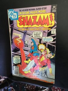 Shazam! #30 (1977) mid grade Superman X over, Dr. Savannah! VG/FN