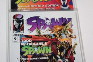 NEW SEALED Spawn 9 Car Mobile Diecast Hot Wheels w/Comic Book 1st App Angela Key