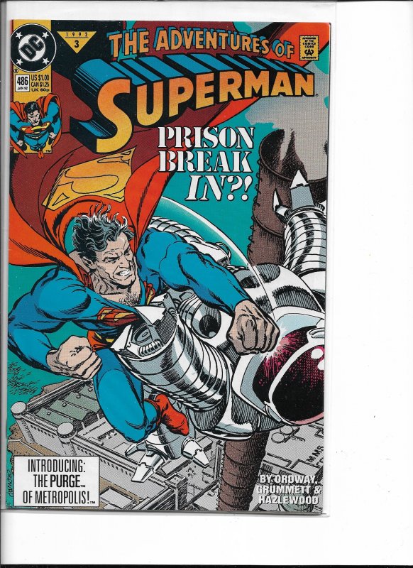 Adventures of Superman #486 (1992)