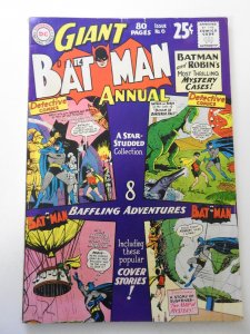 Batman Annual #6 (1964) VG+ Condition stamp fc, 1 in spine split