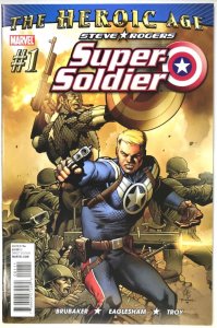 STEVE ROGERS SUPER SOLDIER Comic Issue 1 — Captain America - 2010 Marvel VF+