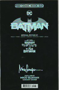 Batman 2021 # 1 Foil Virgin Variant 1:500 Cover 1st Printing NM- DC [B5]