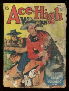 ACE-HIGH WESTERN STORIES JUNE 1946-PULP-M HOWARD LANE FR