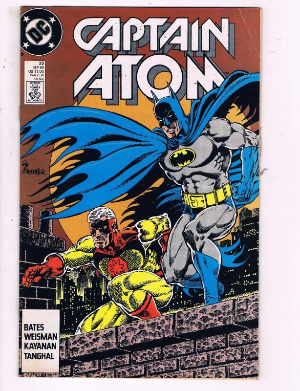 Captain Atom #33 VF DC Comics Comic Book Bates Batman 1988 DE17