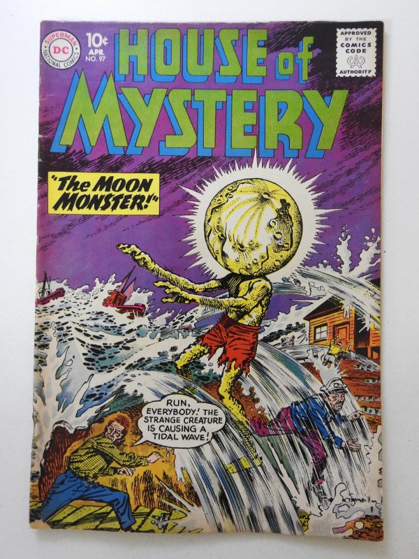 House of Mystery #97 (1960) The Moon Monster! Sharp VG+ Condition!