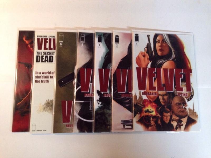 Velvet 1-7 Near Mint Lot Set Run Brubaker Epting