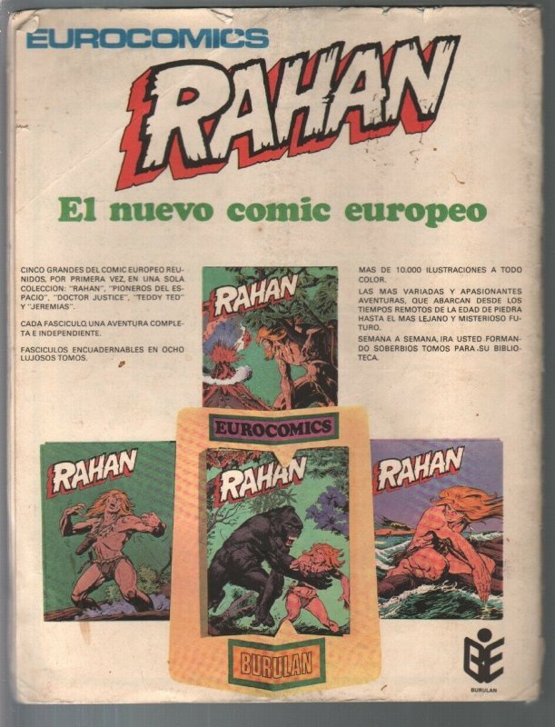 Rahan #1 1974-Eurocomics-1st issue-pre-historic Tarzan type character-Spanish-G