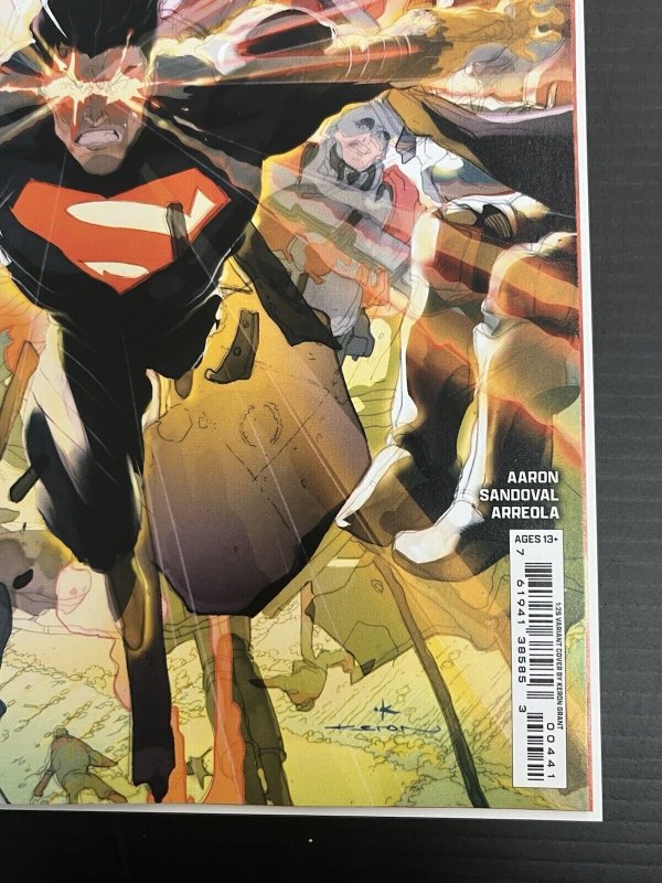 ABSOLUTE SUPERMAN #4 CVR D 1:25 KERON GRANT VAR NM 2024 IN-HAND PROSHIPPER