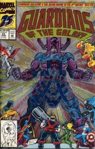 Guardians of the Galaxy #25 Deluxe Foil Cover Marvel Comics 6/92 (VFNM 9.0)