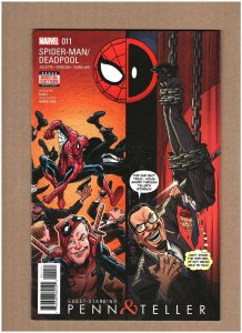 Spider-man/Deadpool #11 Marvel Comics Penn & Teller 2017 NM- 9.2