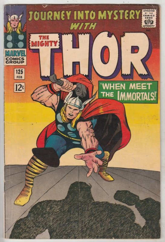 Journey into Mystery #125 (Feb-66) FN/VF+ Mid-High-Grade Thor, Hercules