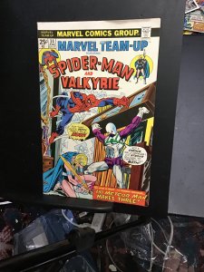 Marvel Team-Up #34 (1975) Valkyrie and Spider-Man! Meteor man! VF/NM Wow!
