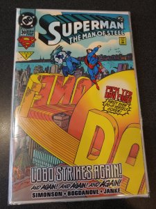 ​SUPERMAN THE MAN OF STEEL # 30 DC Comics 1993 SEALED BAG EDITION