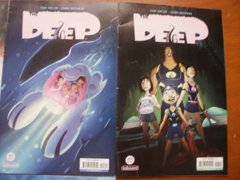 6 Kaboom THE DEEP Comic #1 2 3 4 5 6 (2017) (Taylor Brouwer) Complete Set