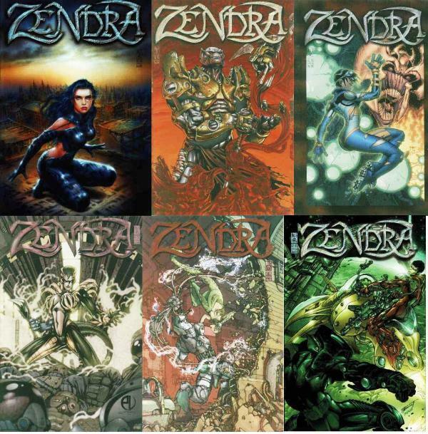 ZENDRA (2001 PENNY FARTHING) 1-6  COMPLETE 1st series!