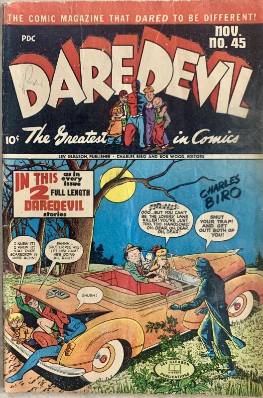 DAREDEVIL COMICS #45 & 46 | GOLDEN AGE FROM 1947 | VERY HARD TO FIND!