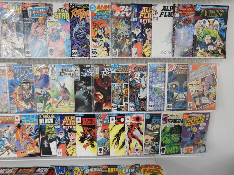 Huge Lot 160+ W/Spider-Man,  Teen Titans, Superman+ Avg VF- Condition!