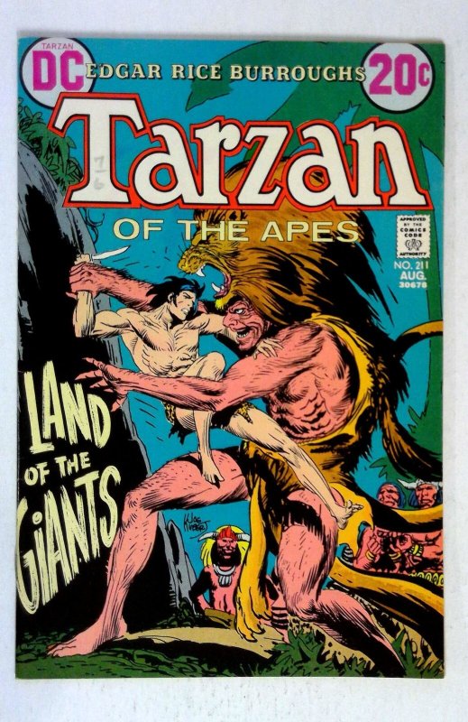 Tarzan #211 Land of Giants Joe Kubert DC (1972) VF/NM