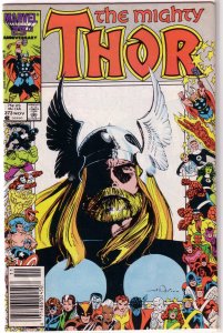Thor   vol. 1   #373 VG (Mutant Massacre)