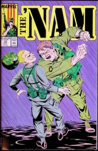 THE NAM Comic Issue 18 —Doug Murray Story John Beatty Cover — 1988 Marvel Comics