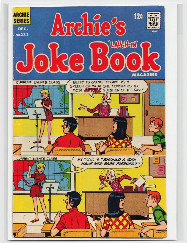 Archie's Joke Book Magazine #131 (1968) Archie