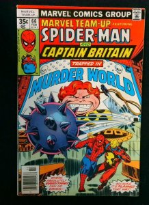 Marvel Team-Up #66, 2nd Capt. Britain, Arcade Origin Marvel, 1977