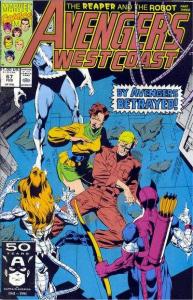 Avengers West Coast #67, VF+ (Stock photo)