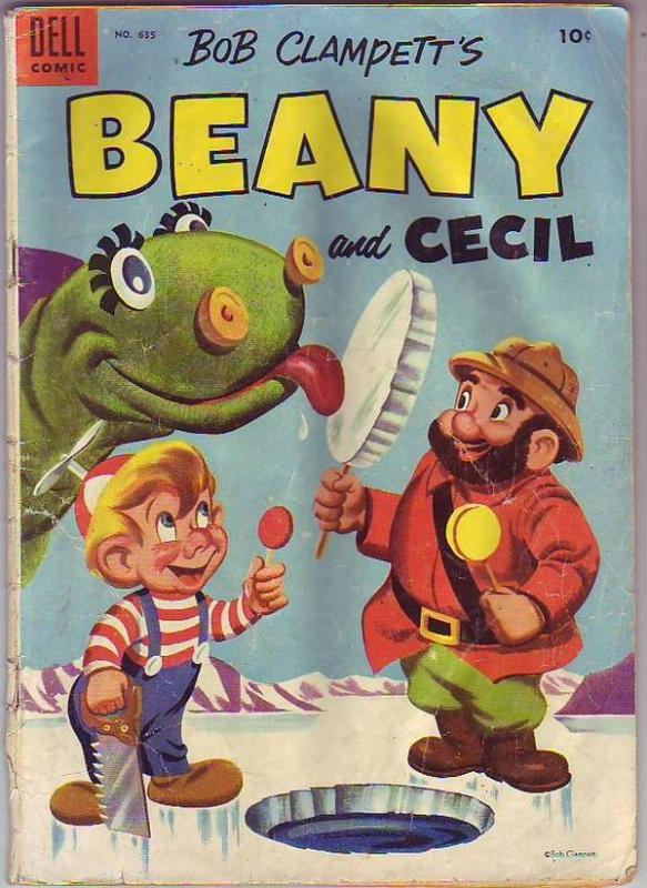 Four Color #635 (Jan-54) VG- Affordable-Grade Beany, Cecil, Captain Huffenpuff