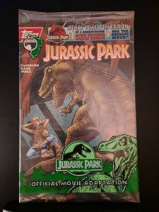 Jurassic Park #4 Topps Comics 1993 Movie Adaptation Sealed w/Holo Card