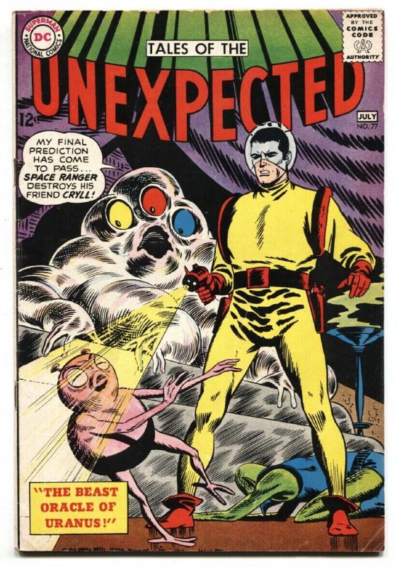 TALES OF THE UNEXPECTED #77-comic book-1963-DC-SCI-FI VG
