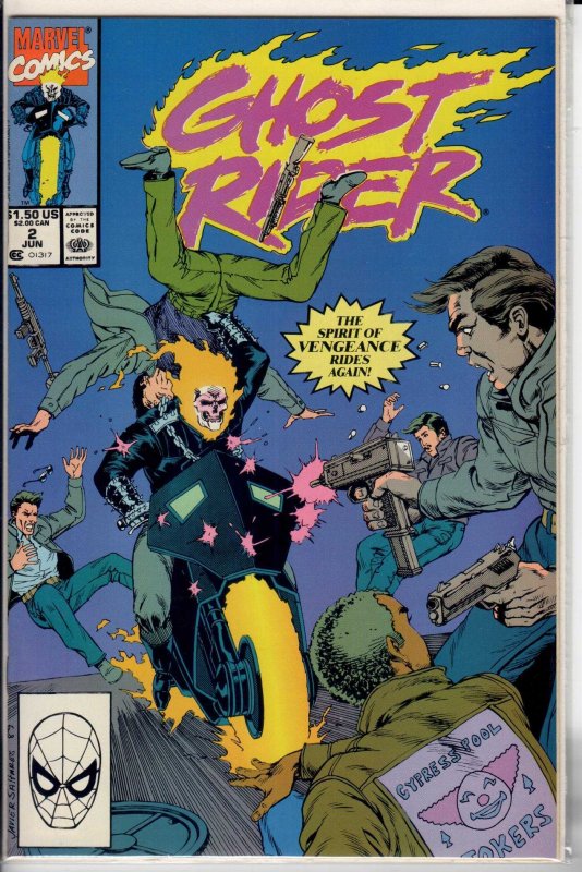 Ghost Rider #2 (1990) 9.2 NM-