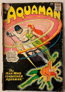 Aquaman #17 DC 1st Series (2.0 GD) two separate 1 inch spine splits (1964)