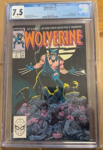 Wolverine #1 CGC 7.5