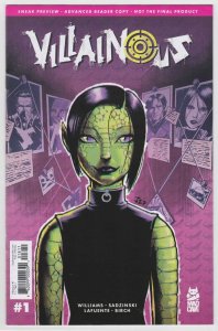 VILLAINOUS #1 SNEAK PREVIEW (ADVANCED READER COPY) - MAD CAVE STUDIOS - 2020