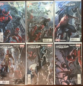 The Amazing Spider-Man Volume 3 #9-14 Dell Otto Variants FULL RUN LOT (2015)