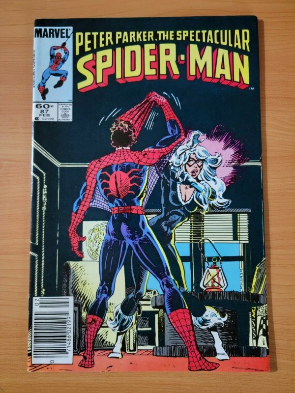 Spectacular Spider-Man #87 Newsstand Variant ~ NEAR MINT NM ~ 1984 Marvel Comic