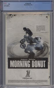 A-FORCE #1 CGC 9.8 1ST SINGULARITY