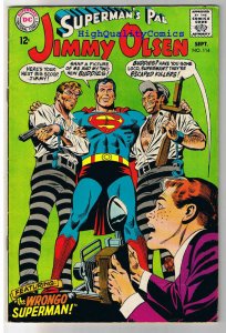 SUPERMAN'S PAL JIMMY OLSEN #114, VG+, Wrongo, 1954, more in store