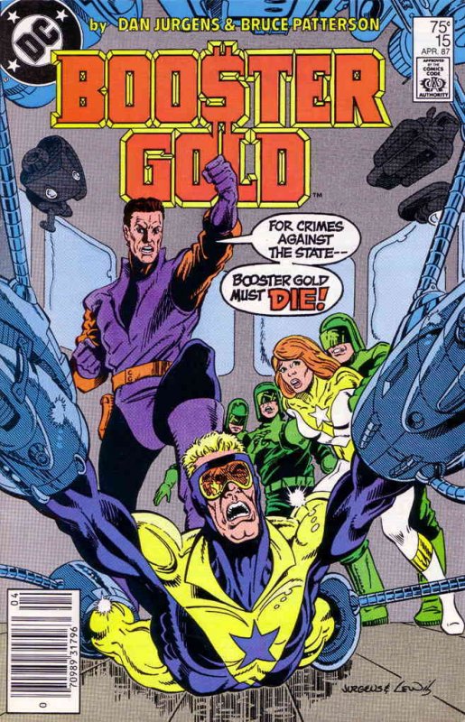 Booster Gold #15 (Newsstand) VF ; DC | Dan Jurgens