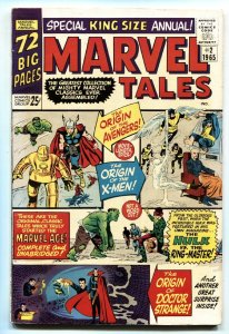 MARVEL TALES #2-1965-X-MEN origin-Avengers origin 