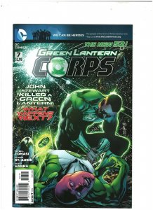 Green Lantern Corps #7 DC New 52 2012 John Stewart Guy Gardner NM- 9.2 