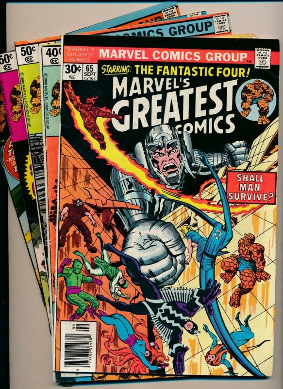 Marvel LOT OF 5-FANTASTIC FOUR #65, 90,94-96  VG- (PF817) 