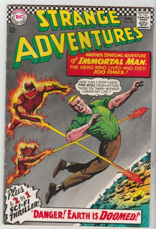 Strange Adventures #198 (Mar-67) VF/NM High-Grade Imortal Man