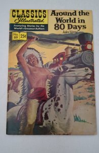 Classics Illustrated #69 (1950) Around the World In 80 Days HRN 169 FN 6.0