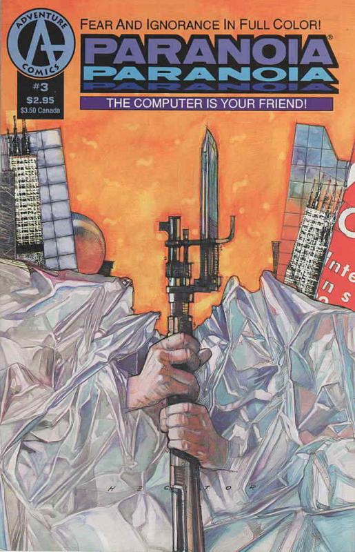 Paranoia (Adventure) #3 VF/NM; Adventure | save on shipping - details inside