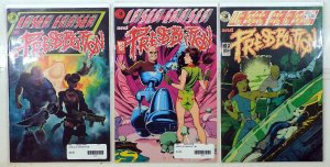 Laser Eraser & Pressbutton Lot of 3 #1, 2, 3 1985 Eclipse 1st Print Comic Books